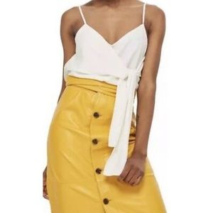 TOPSHOP Tie Front Cami